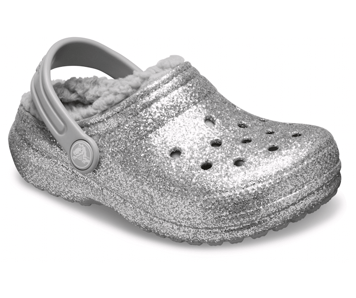 Crocs Kids Classic Fuzz Lined Clog Sz C10 