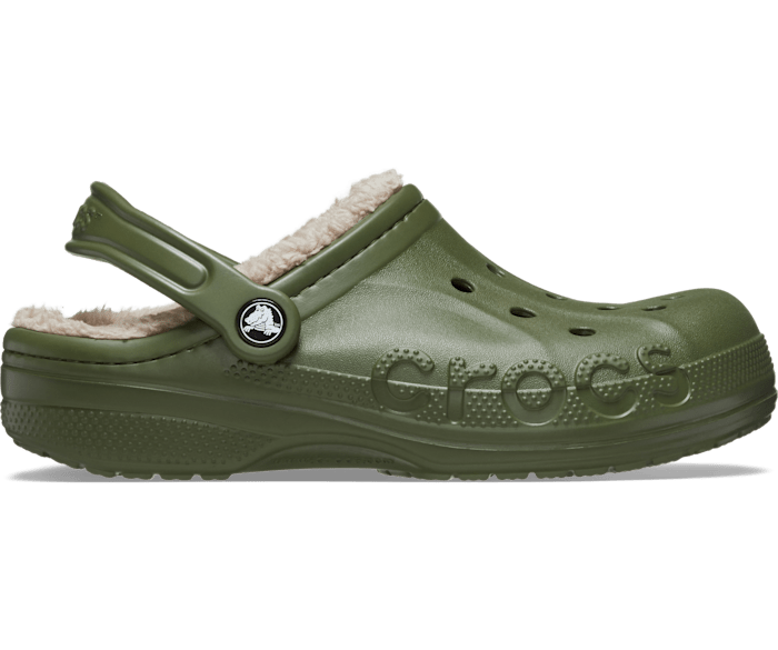 Army Green / Multi Baya Lined Clog - Side - Crocs