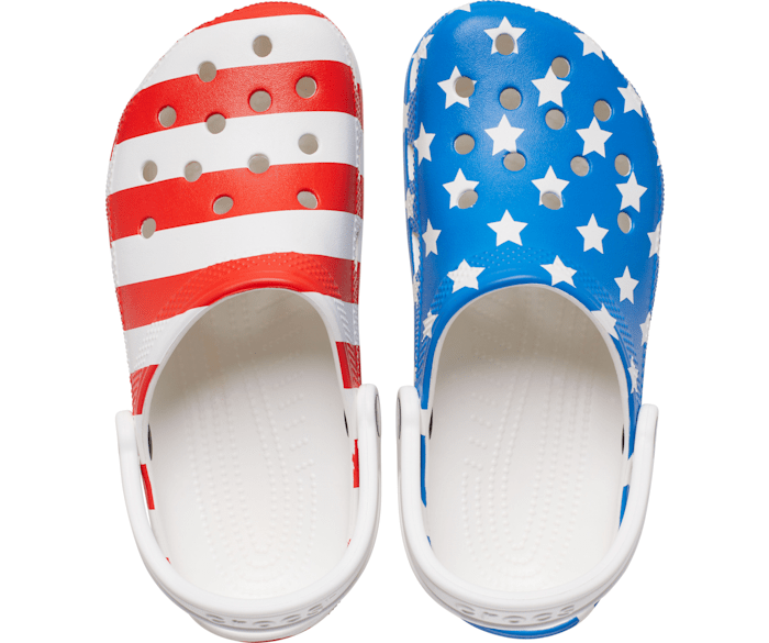 American flag crocs mens