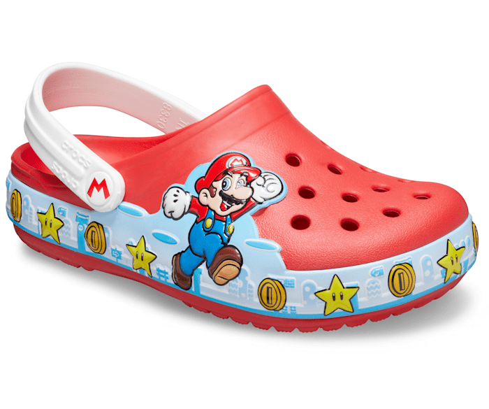 Super mario crocs size 11 clearance