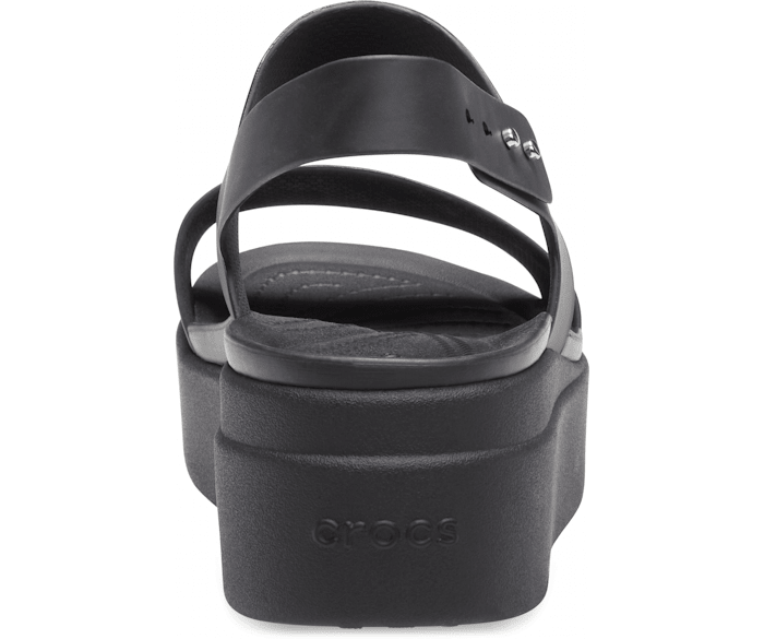 Vaypol, Sandalias Crocs Brooklyn Low Wedge - NEGRO