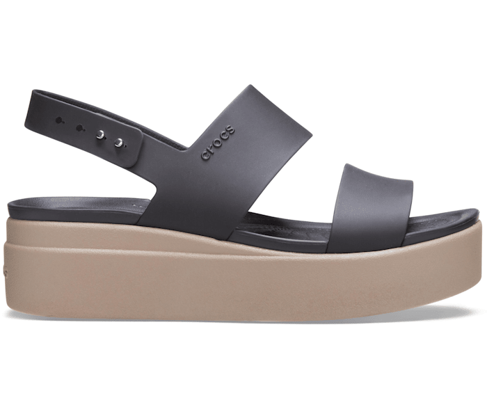 Womens Platform Croc Print Wedge Heel Sandals Shoes 