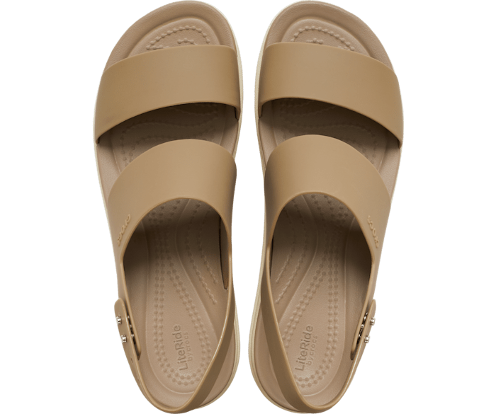 New Womens Ladies Khaki Flip Flops Wedges Platform Summer Sandals