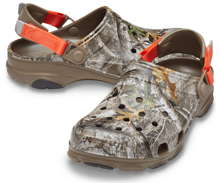 Crocs Adults' Classic Mossy Oak Brush All Terrain Clog Casual Shoes