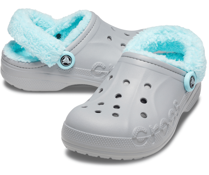 Fuzzy strap crocs Clearance