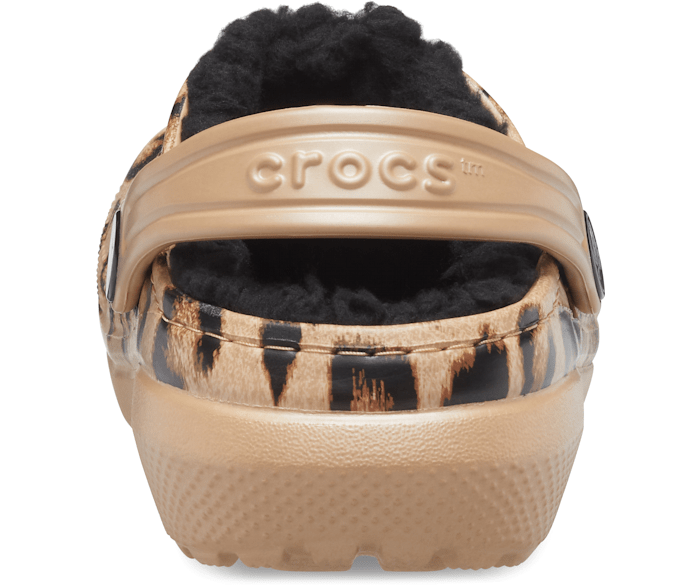 leopard crocs lined