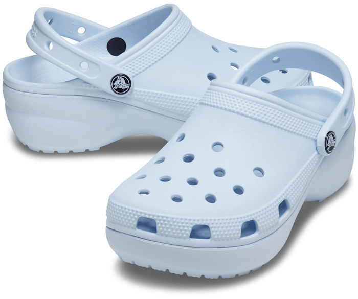 Mineral Blue Women's Classic Platform Clog - Pair - Crocs