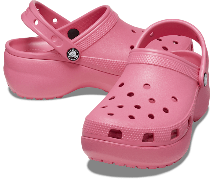 Crocs Pink Glitter Clog Sandals Girls Shoe With Charms Size 10C