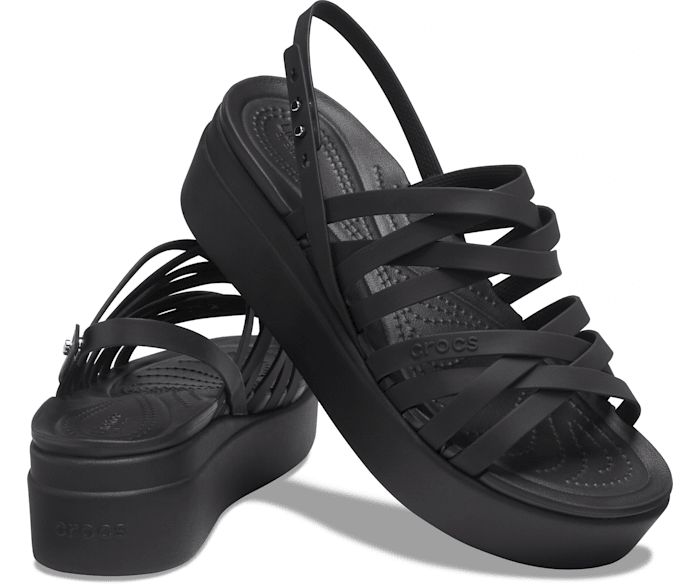 Women's Crocs Brooklyn Strappy Low Wedge - Crocs