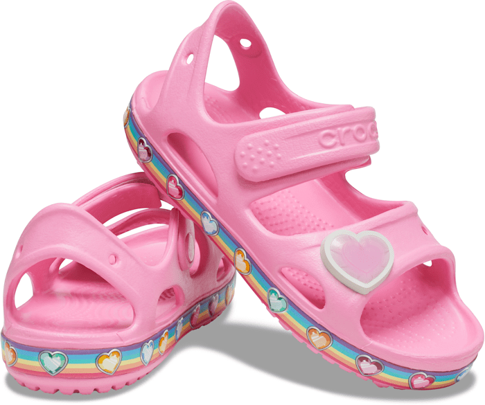 クロックス公式 クロックス ファン ラブ レインボー サンダル キッズ 子供用 女の子