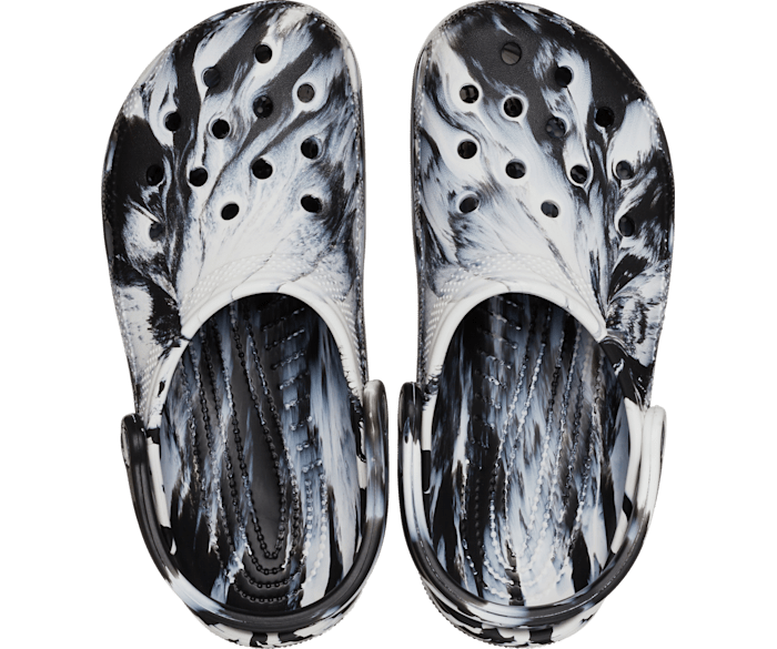 Women's Shoes Crocs Classic Translucent Marbled Clog Black/Multi ...