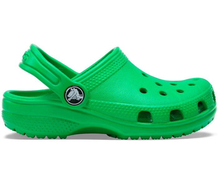 Grass Green Toddler Classic Clog - Side - Crocs