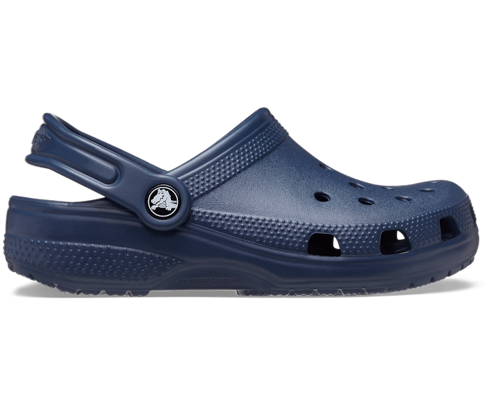 Navy Toddler Classic Clog - Side - Crocs