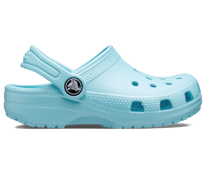 Ice Blue Toddler Classic Clog - Side - Crocs