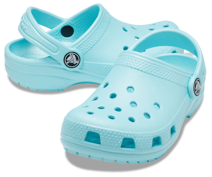 Ice Blue Toddler Classic Clog - Pair - Crocs