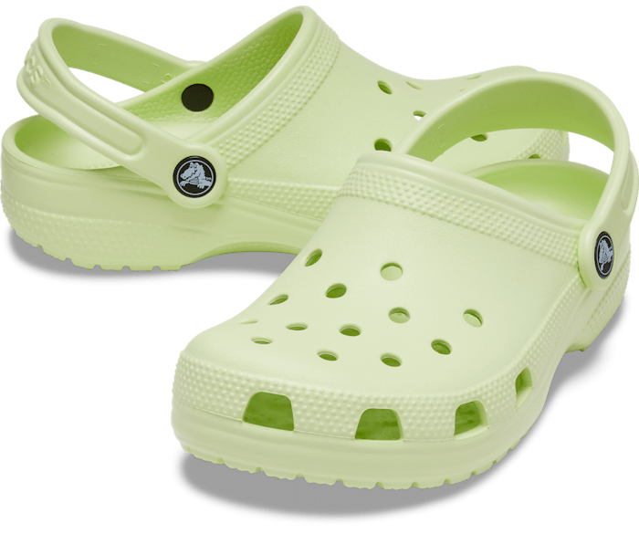 Green crocs for kids