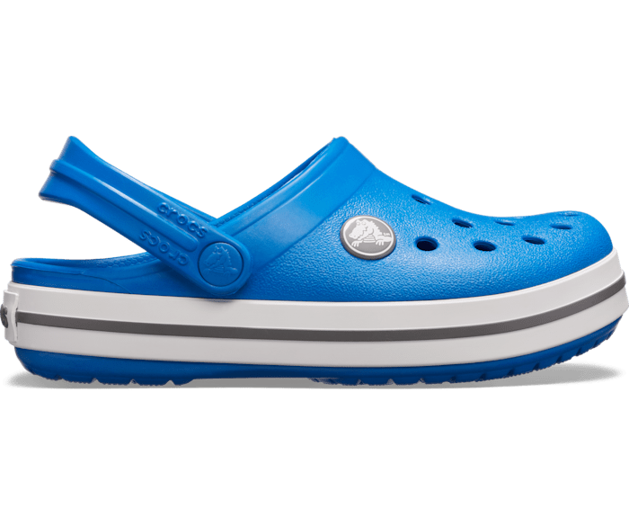 Bright Cobalt / Charcoal Toddler Crocband™ Clog - Side - Crocs