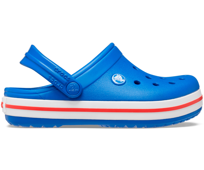 Blue Bolt Toddler Crocband™ Clog - Side - Crocs