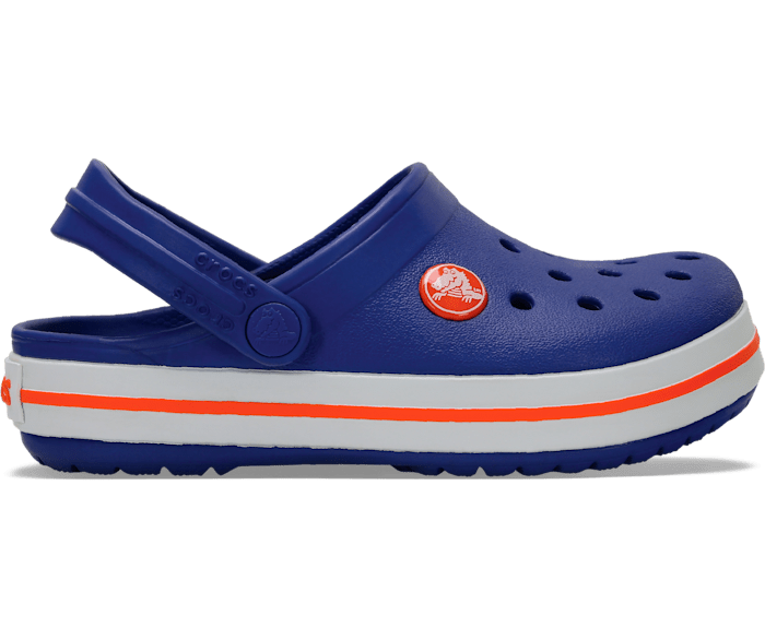 Cerulean Blue Toddler Crocband™ Clog - Side - Crocs