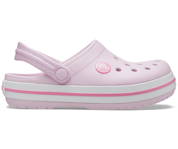 Ballerina Pink Toddler Crocband™ Clog - Side - Crocs