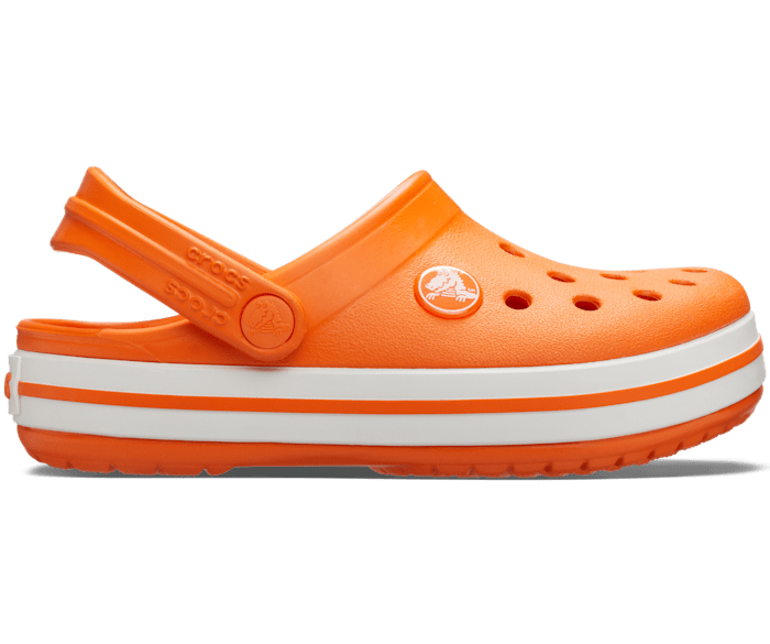 Orange (Coral) Toddler Crocband™ Clog - Side - Crocs