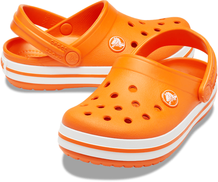 Orange (Coral) Toddler Crocband™ Clog - Pair - Crocs