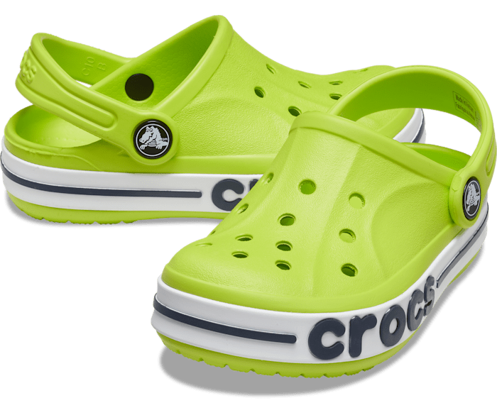 Lime Punch / Navy Toddler Bayaband Clog - Pair - Crocs