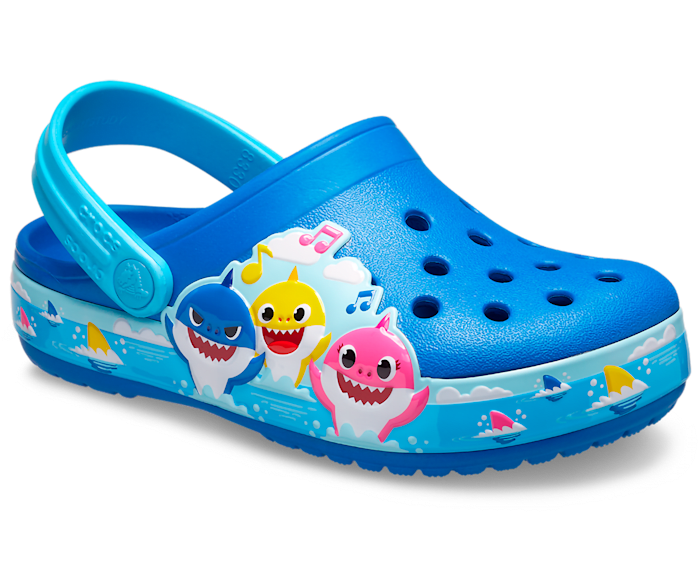 hun boycot Ontspannend Toddler Crocs Fun Lab Baby Shark Band Clog - Crocs