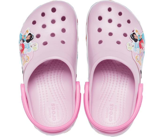 クロックス公式 ファン ラブ ディズニープリンセス ライツ クロッグ キッズ サンダル 子供用