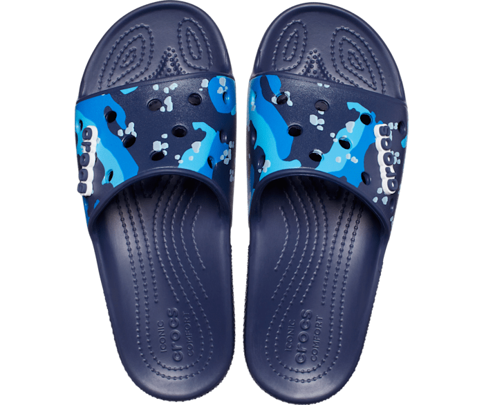 Classic Crocs Printed Camo Slide - Crocs