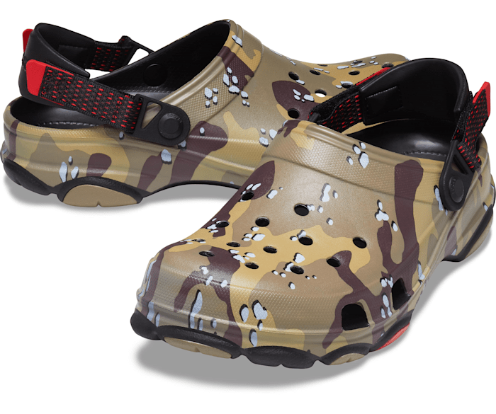 All terrain crocs camo