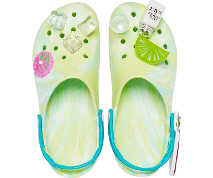 Margaritaville X Crocs Classic Clogs Jimmy Buffet w Jibbitz W10/M8