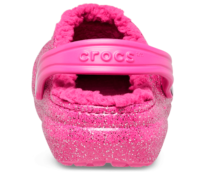 BRIGHT PINK CROCS Girls Little-big Kid Classic Clog