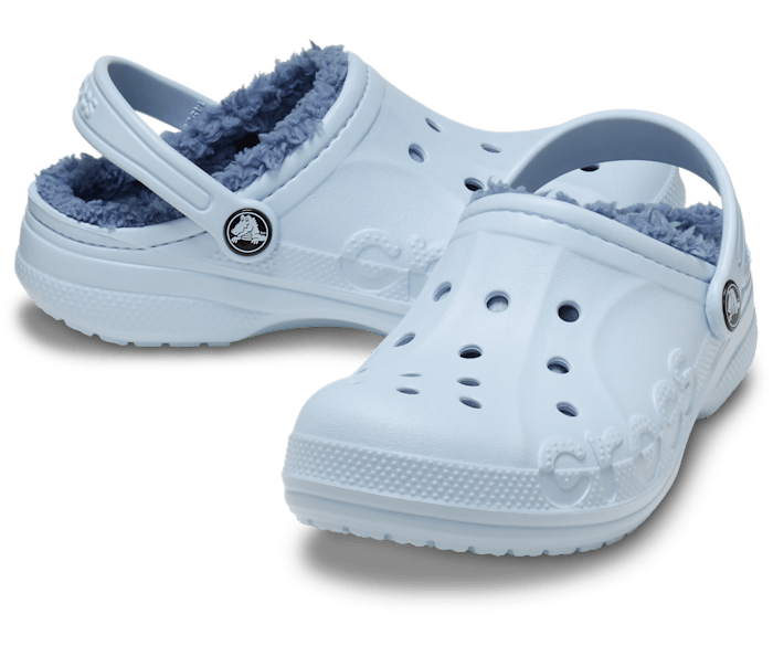 Mineral Blue Kids’ Baya Lined Clog - Pair - Crocs