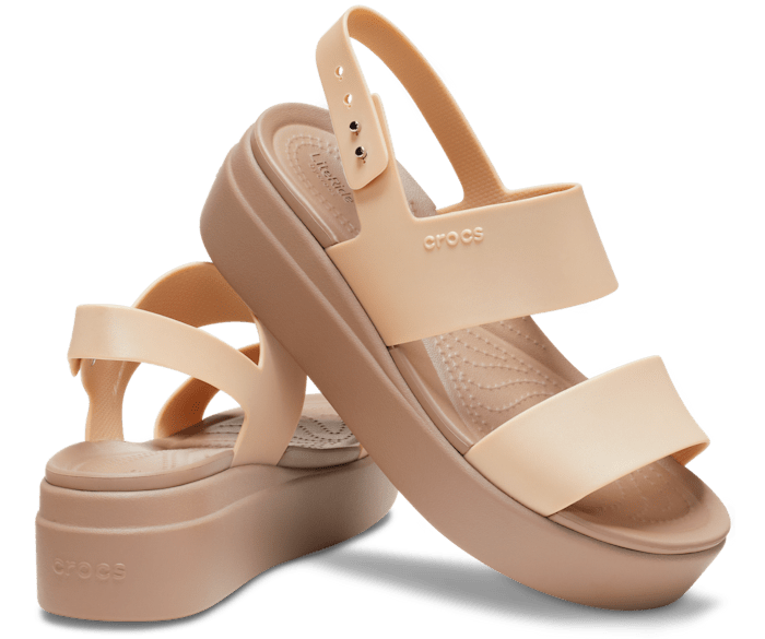 Crocs Brooklyn Metallic Low Wedge - Crocs