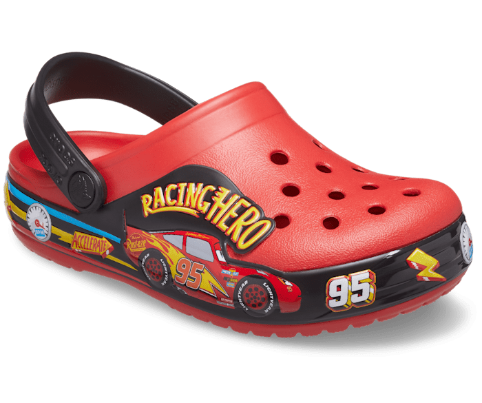 Toddler Fun Lab Disney Pixar Cars Lights Band Clog - Crocs