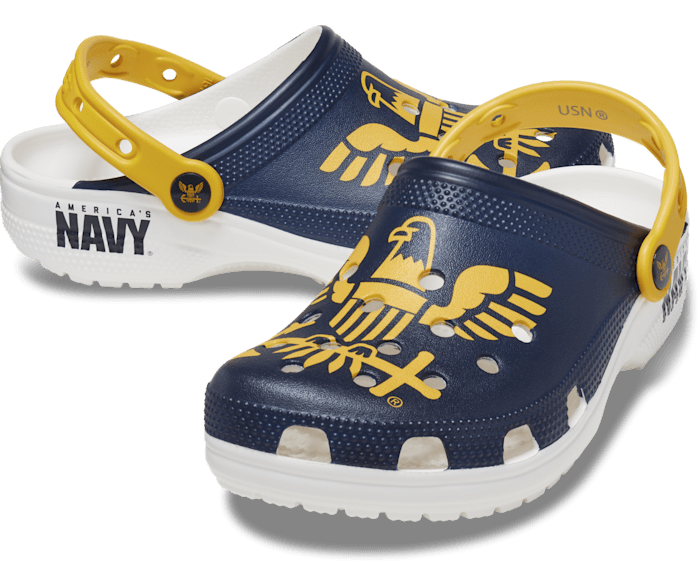 Navy US Classic Crocs - Clog