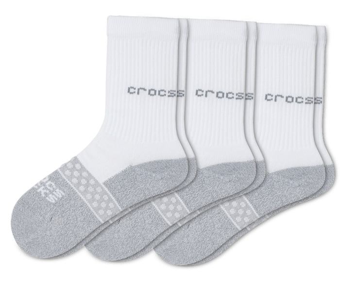 Crocs Socks Kid Crew Solid 3-Packs - Crocs