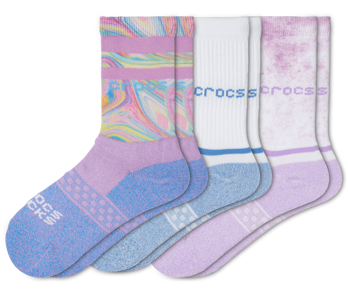 Crocs Socks Kid Crew Seasonal 3-Pack