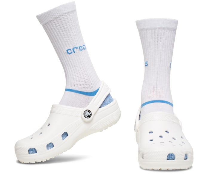 Socks with crocs on them clearance