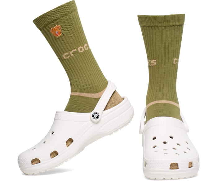 Crocs Socks Adult Crew Graphic 3 Pack - Crocs