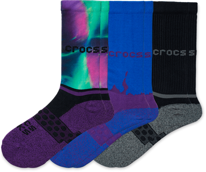 Crocs Socks Adult Crew Out of this World 3 Pack