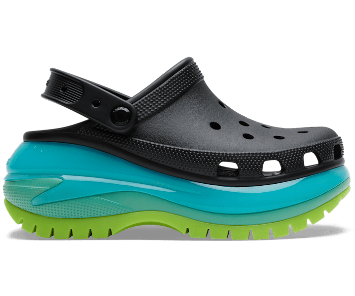 Black / Multi Mega Crush Clog - Side - Crocs