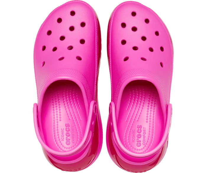 Custom Crocs Orange Bling Size 7 Women’s