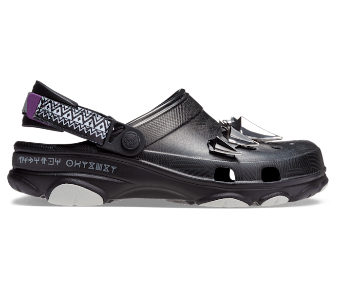 crocs black panther