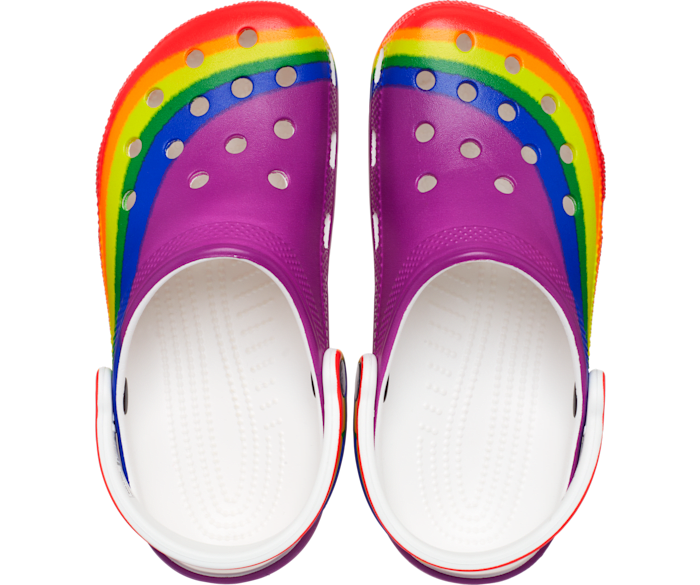 cheap rainbow crocs