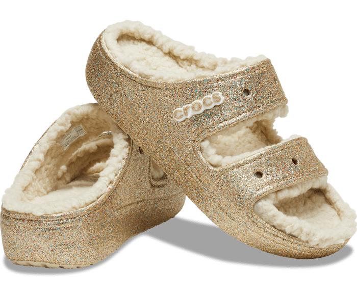 Crocs Cozzzy Glitter Sandal - Crocs