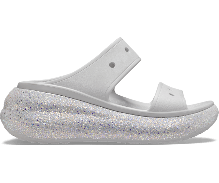 Glitter Sandal Silver Croc Slides Silver Crocs Sandals Online