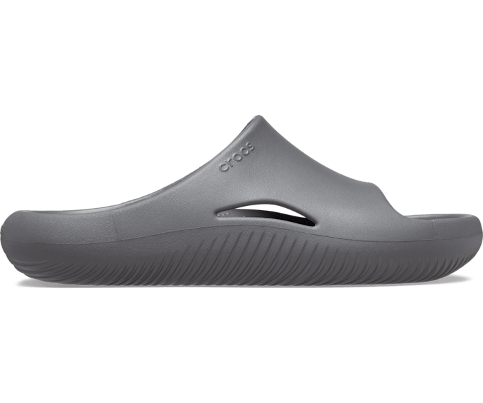 Slate Grey Mellow Recovery Slide - Side - Crocs