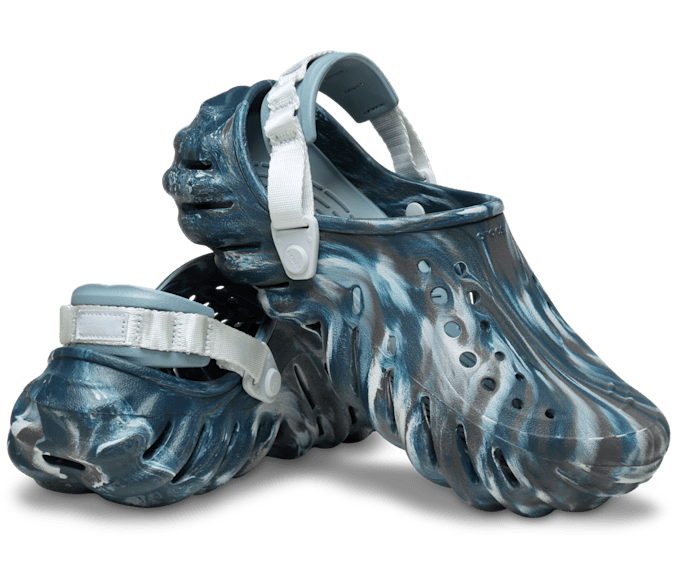 Black Sand / Multi Echo Marbled Clog - Pair - Crocs